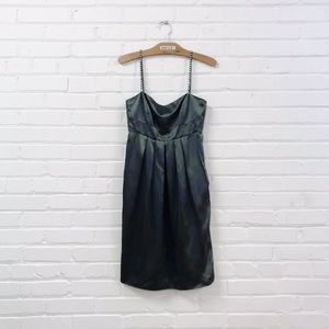 ARMANI COLLEZIONI dress silk rhinestone